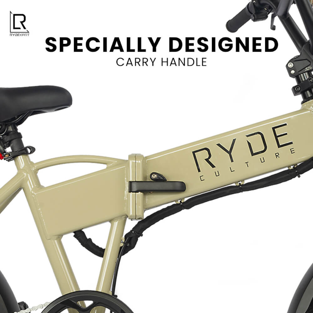 จักรยานไฟฟ้า Rydekart รุ่น Ryde Mark - สีครีม_8
